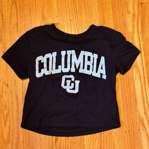 Columbia Navy Cropped Tee
